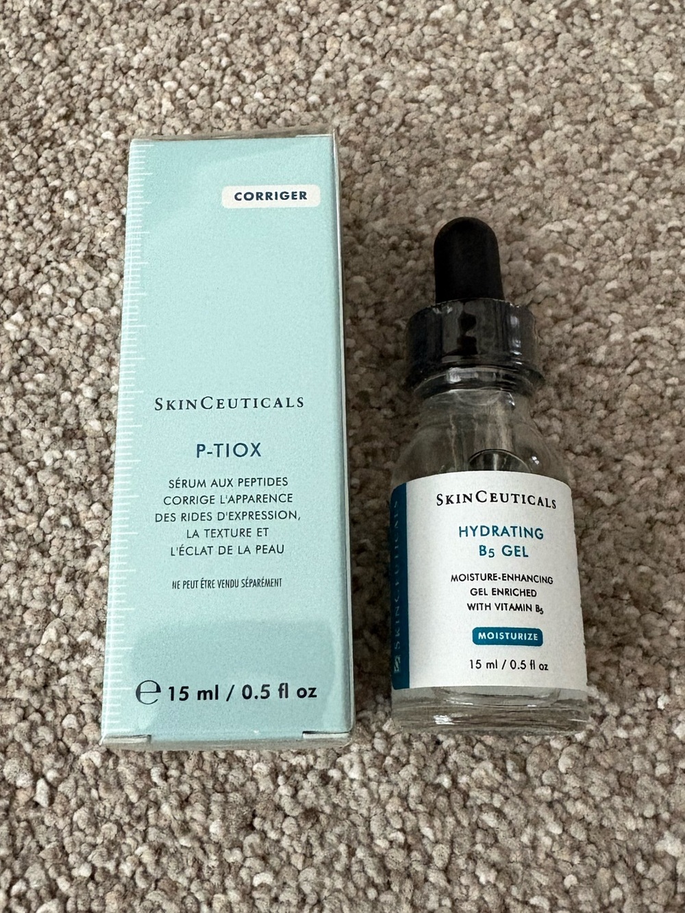 NIB Skinceuticals P-Tiox and Hydrating B5 gel